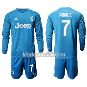 Juventus Ronaldo 7 Barn Tredjedraktsett 2019-2020 Langermet (+ Korte bukser)